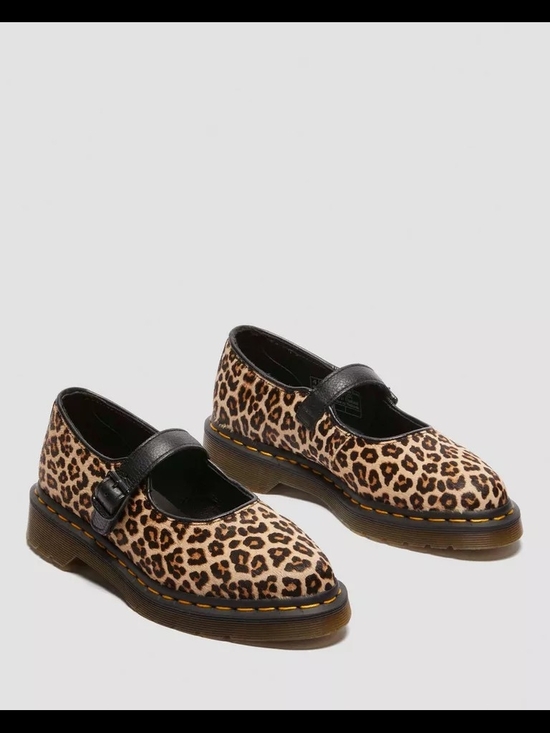 Dr. Martens Shoes - Dr. Marten's Elphie Leopard Mary Jane Shoes